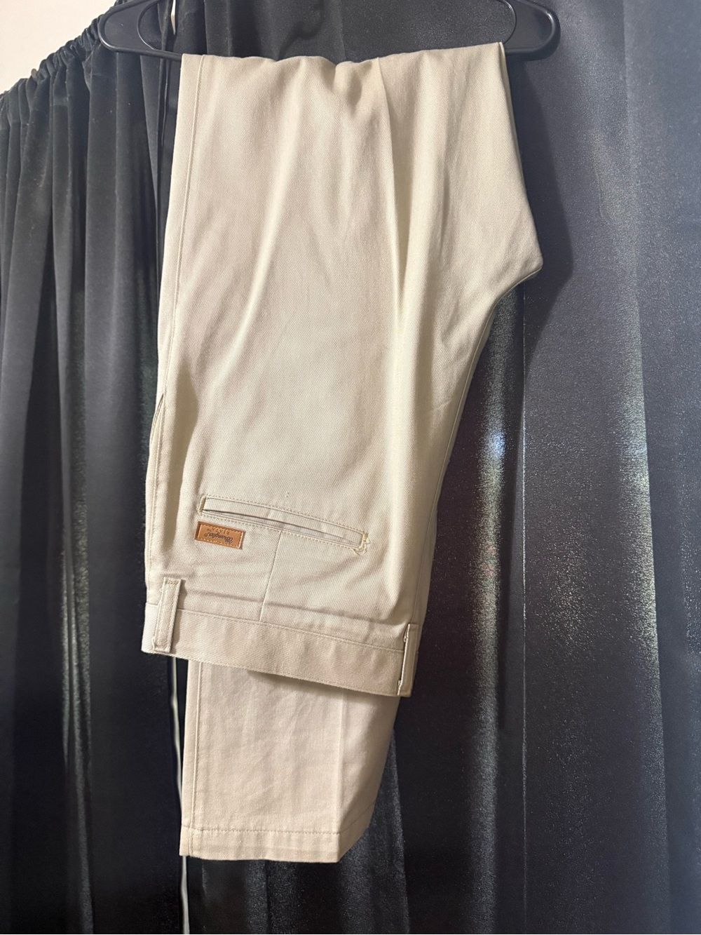Wrangler Khaki Chino Pants in Light Beige